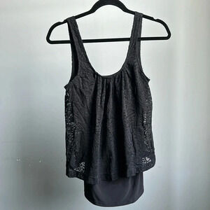 Charlotte Russe Lace Tank Top Black | Black Lace Tank Top | Lace Tank Top | Lace